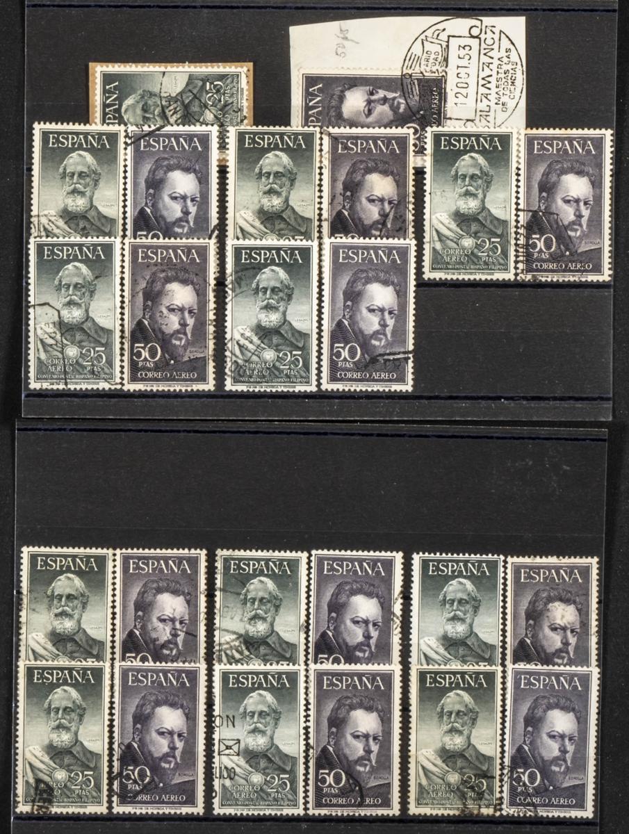 67 | Lotes y Colecciones.España. Stock de Series y Sellos