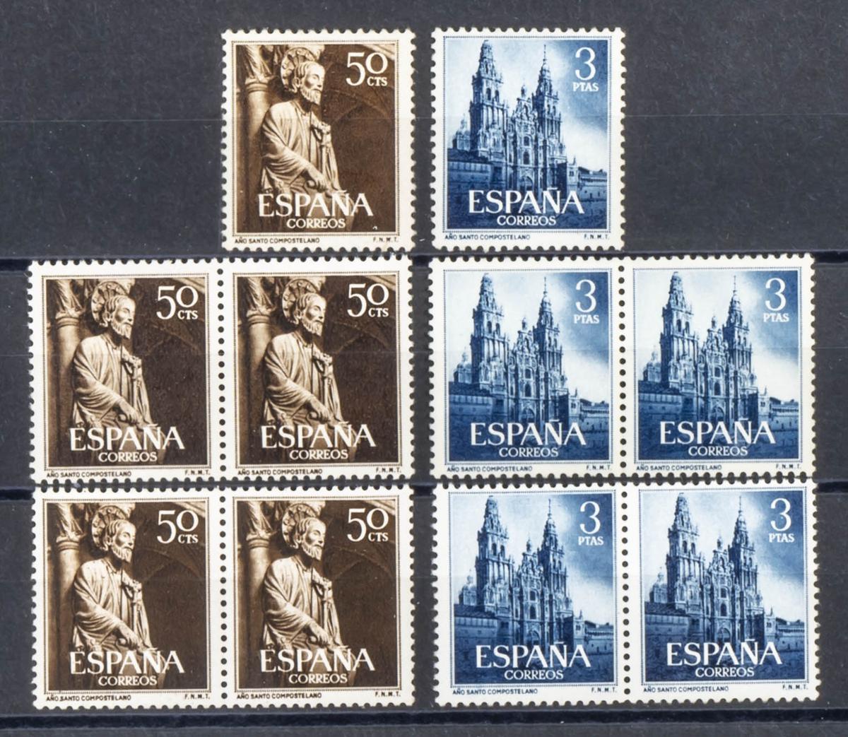 68 | Lotes y Colecciones.España. Stock de Series y Sellos