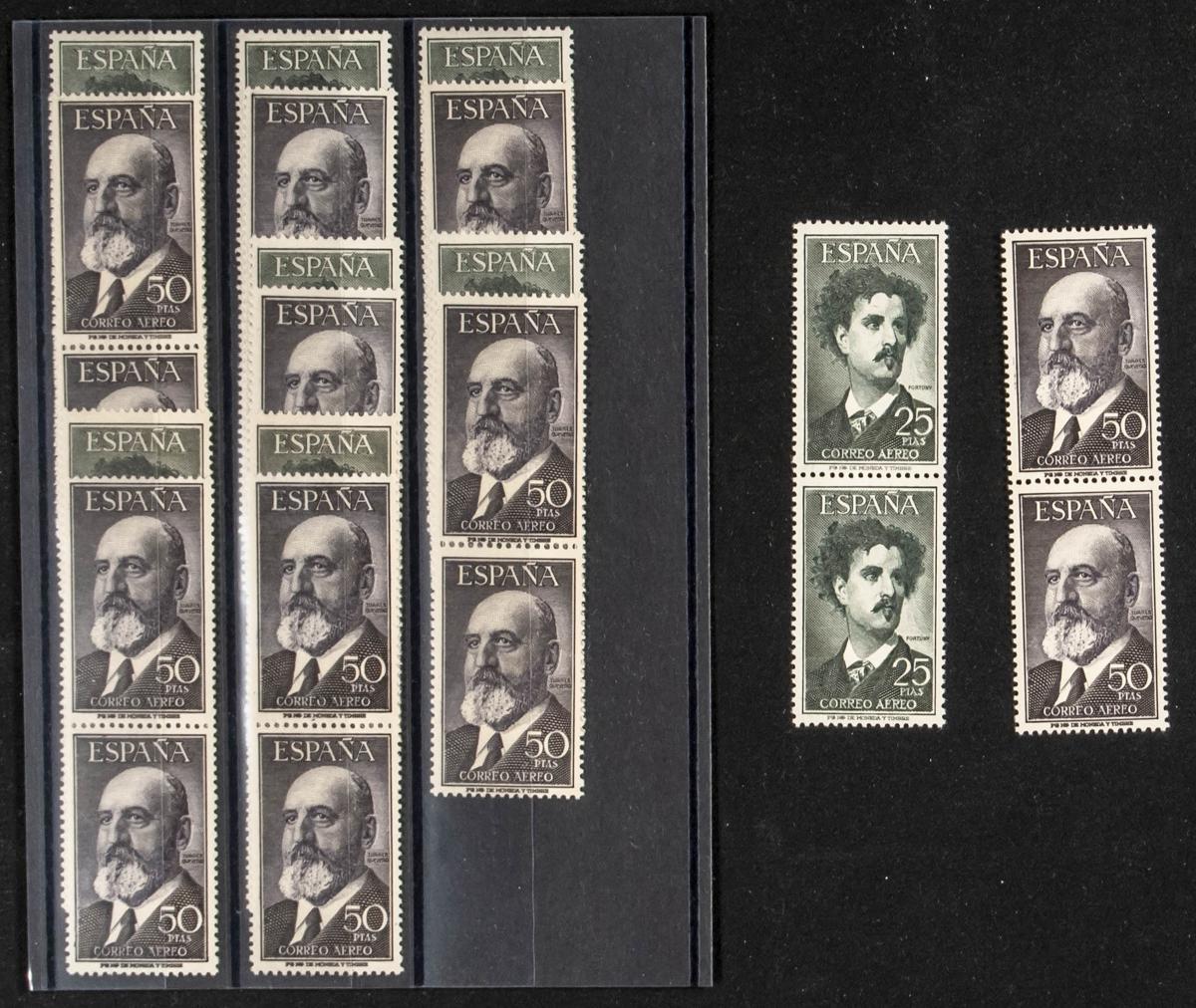 71 | Lotes y Colecciones.España. Stock de Series y Sellos
