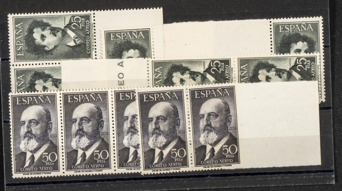 72 | Lotes y Colecciones.España. Stock de Series y Sellos