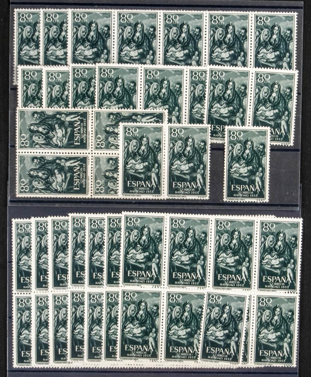 74 | Lotes y Colecciones.España. Stock de Series y Sellos