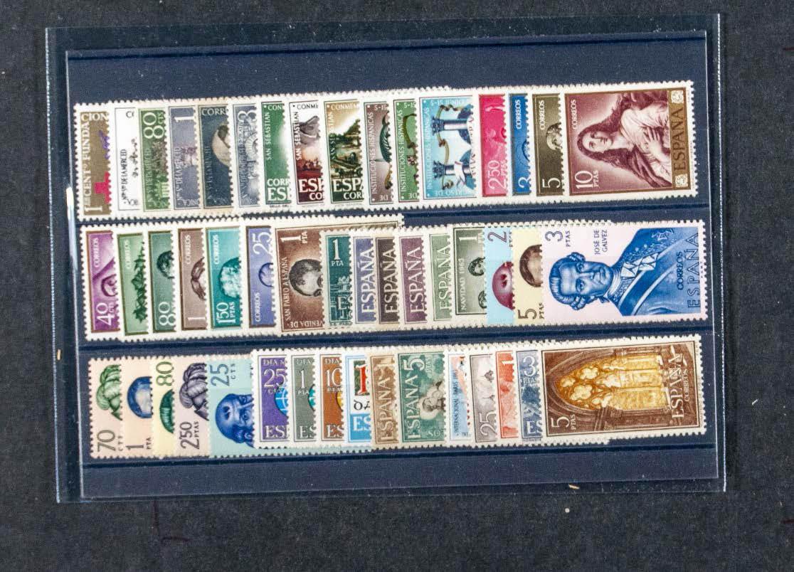 81 | Lotes y Colecciones.España. Stock de Series y Sellos