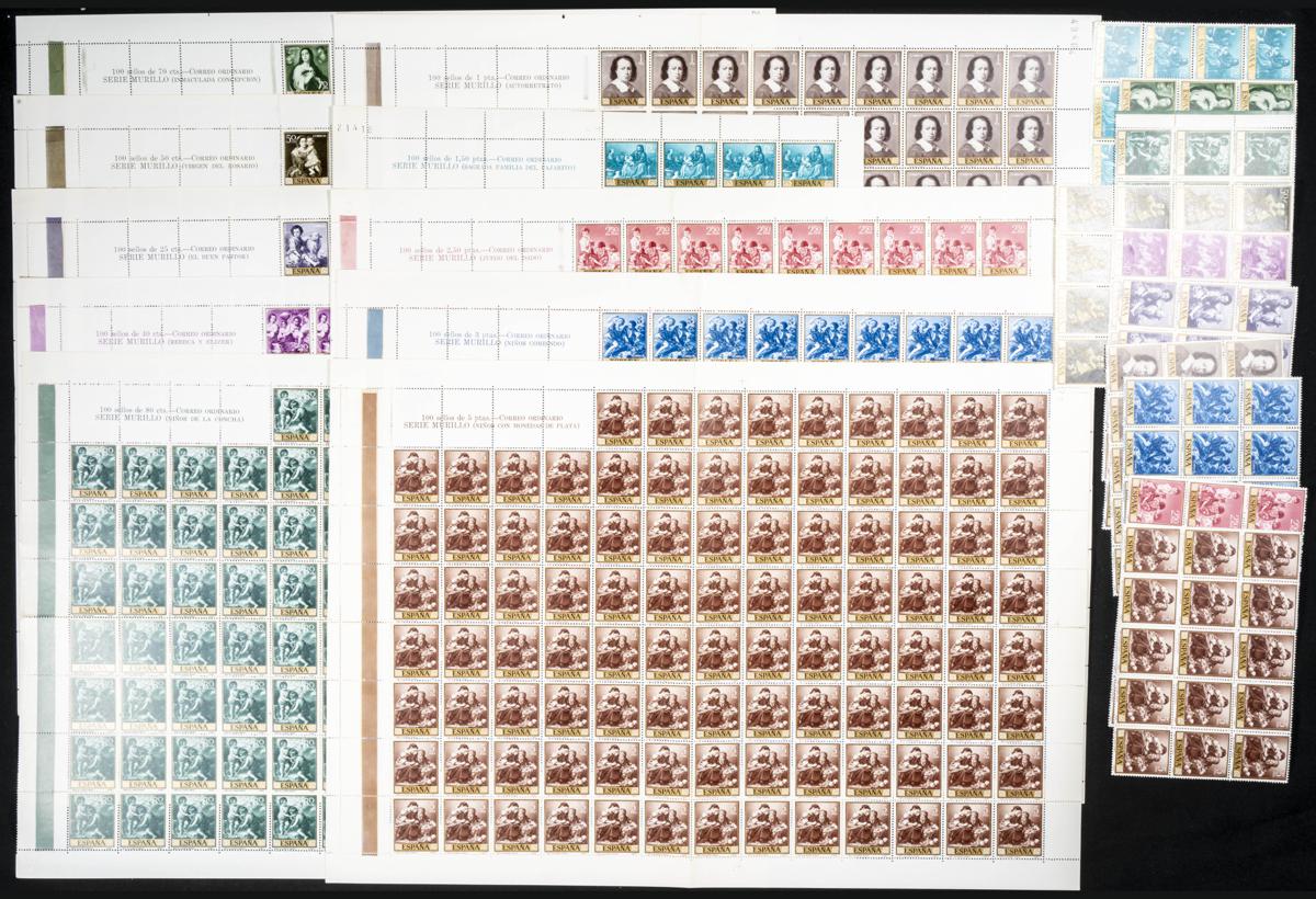85 | Lotes y Colecciones.España. Stock de Series y Sellos