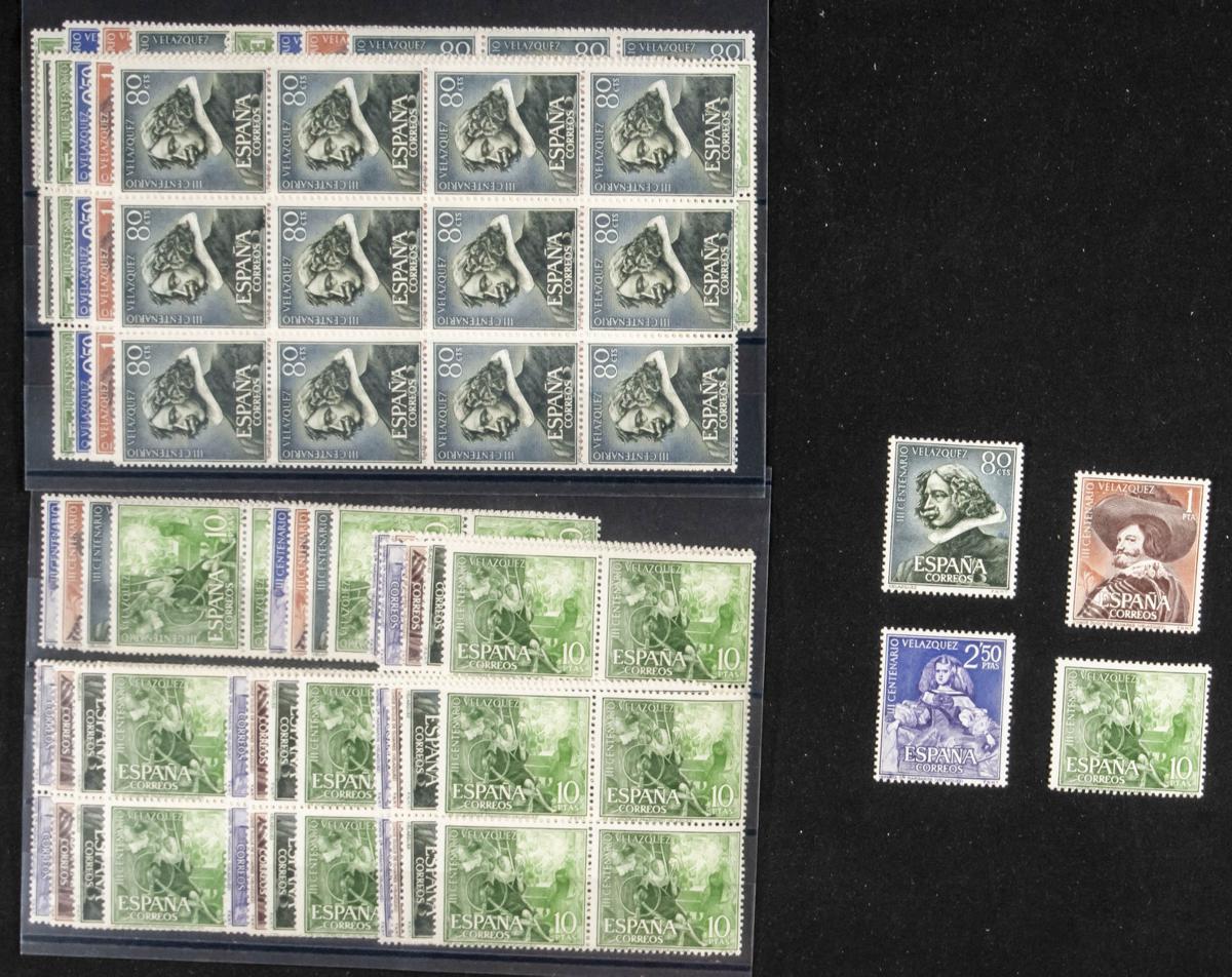 93 | Lotes y Colecciones.España. Stock de Series y Sellos