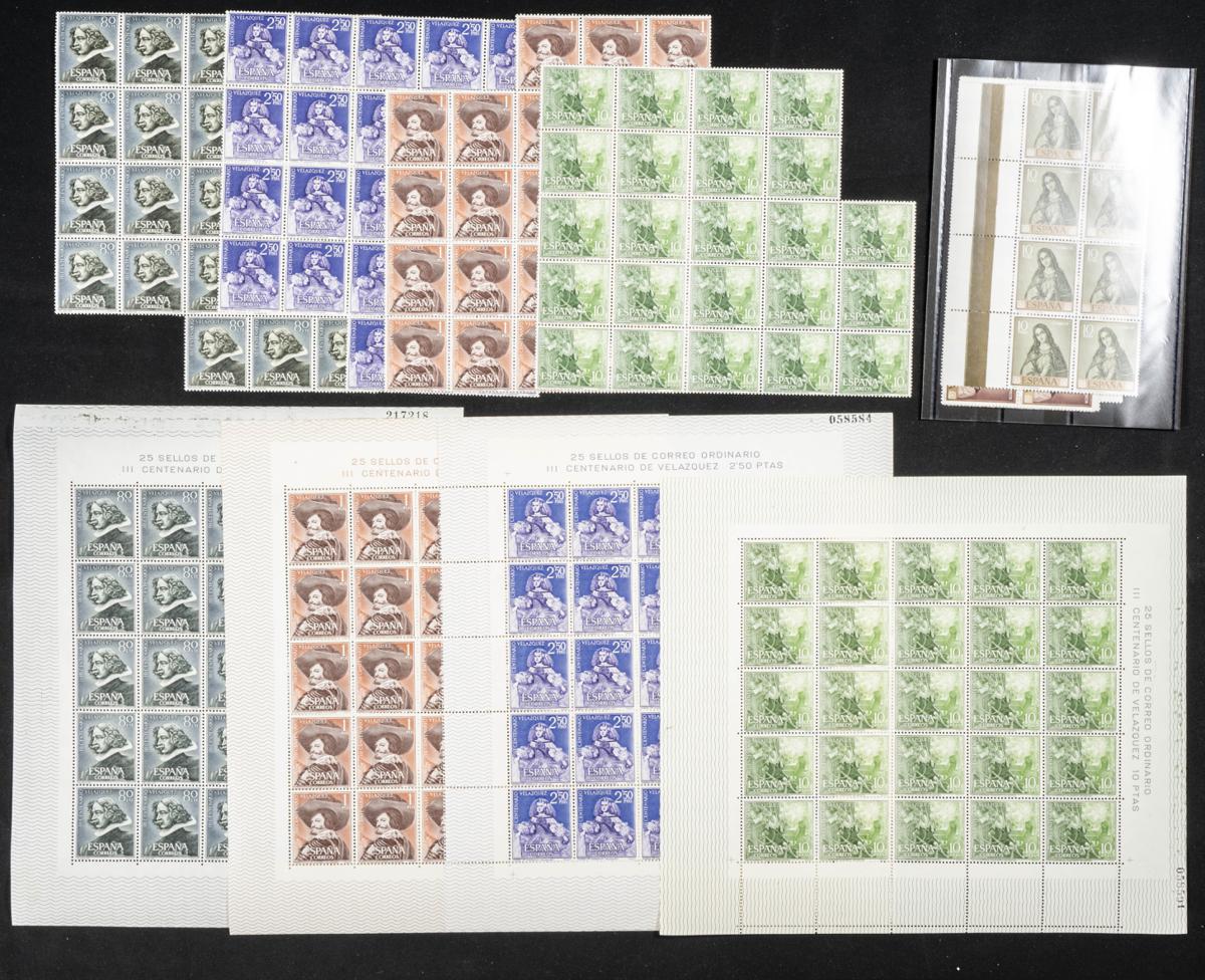 94 | Lotes y Colecciones.España. Stock de Series y Sellos