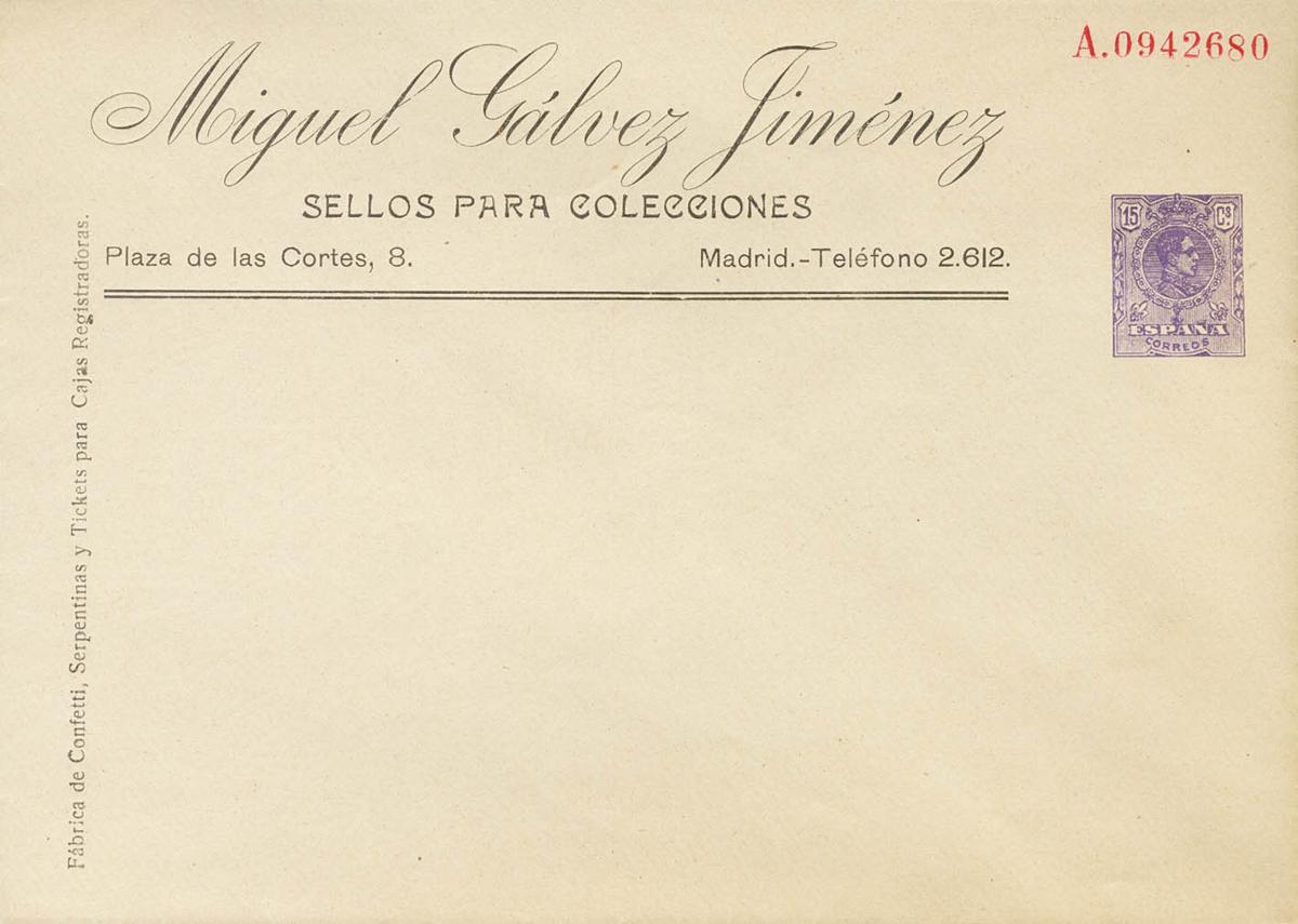1277 | Postal Stationery. Private Postal Stationery