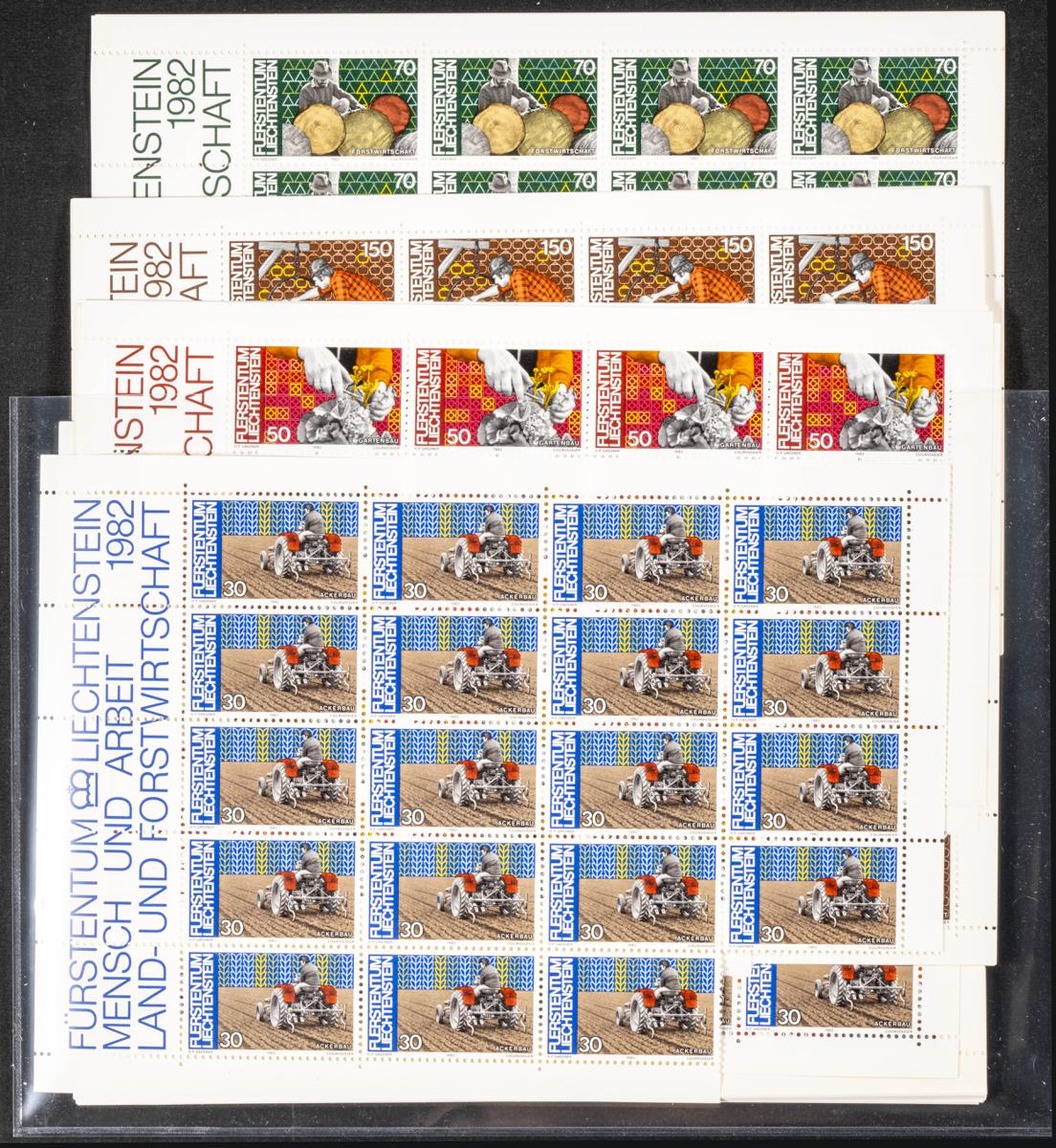 1008 | Liechtenstein. Stock de Series y Sellos