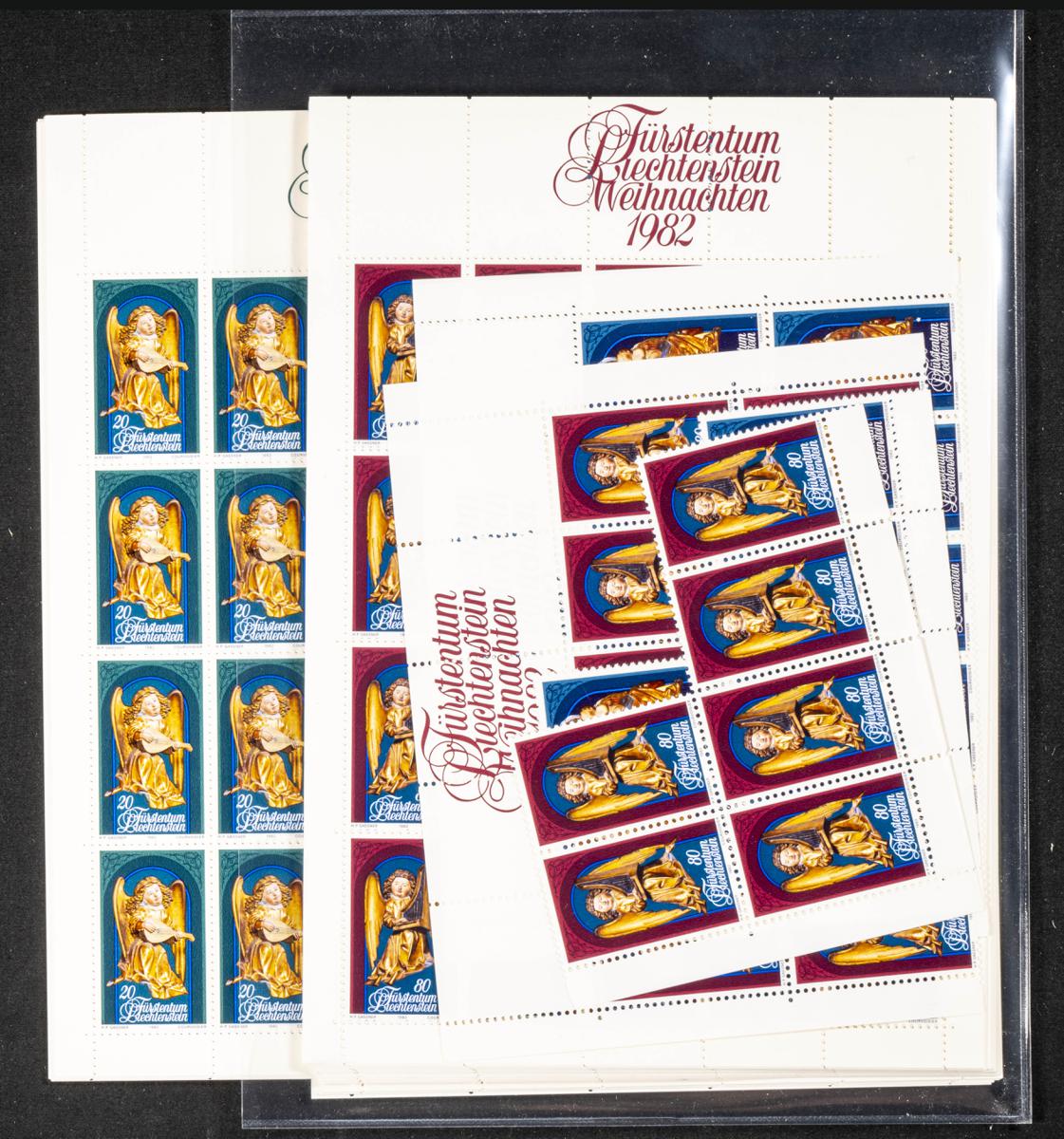 1010 | Liechtenstein. Stock de Series y Sellos