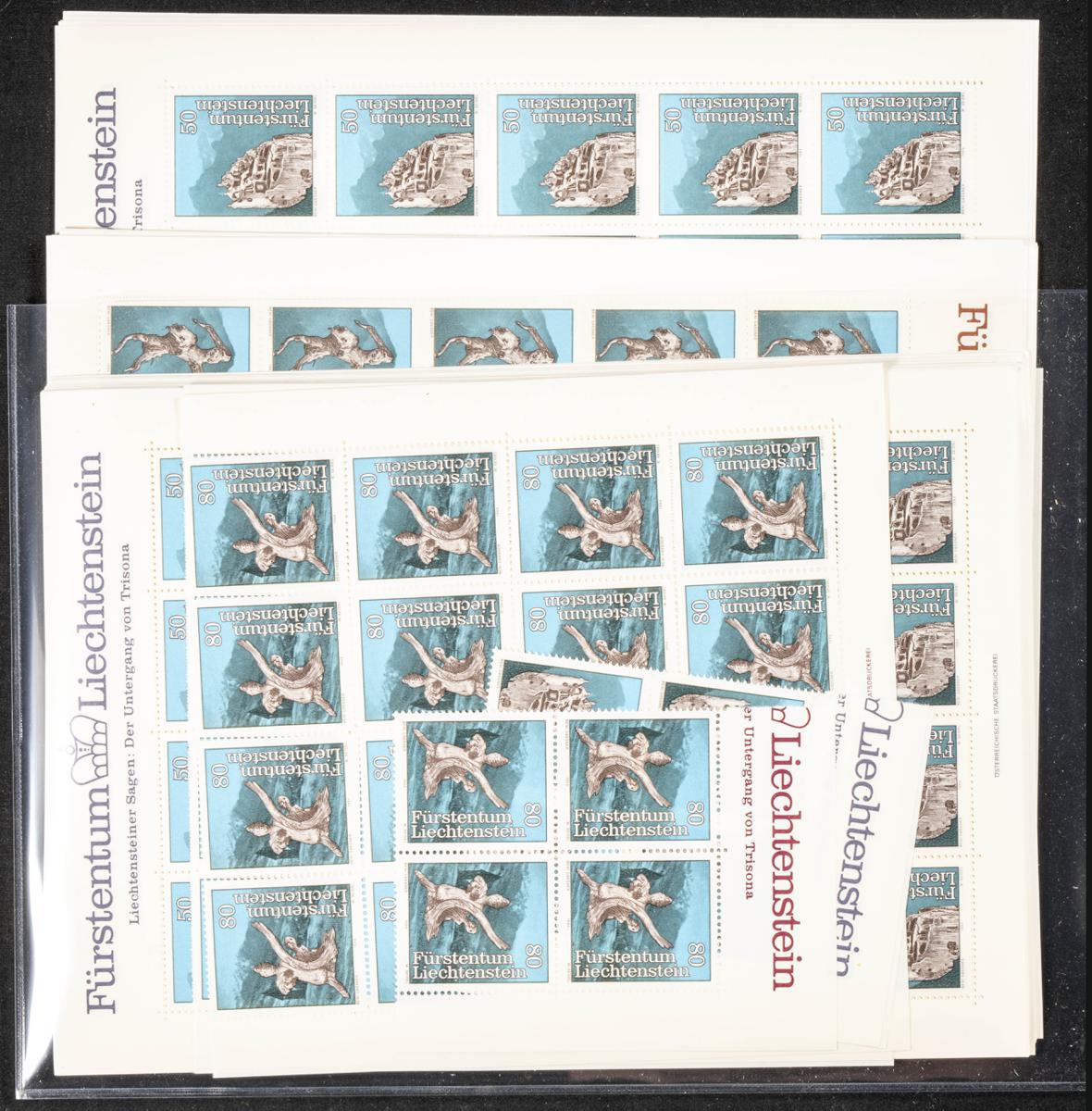 1020 | Liechtenstein. Stock de Series y Sellos