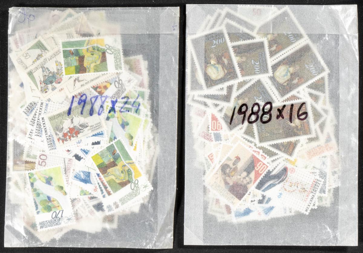 1039 | Liechtenstein. Stock de Series y Sellos
