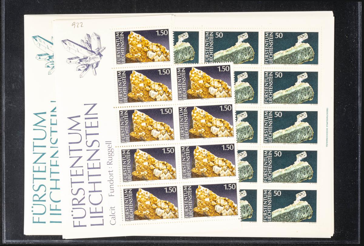 1049 | Liechtenstein. Sets and stamps stock