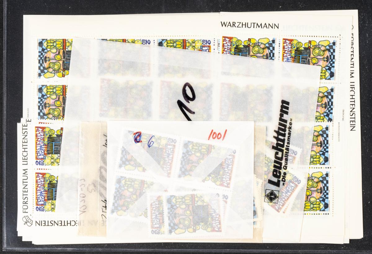 1067 | Liechtenstein. Sets and stamps stock