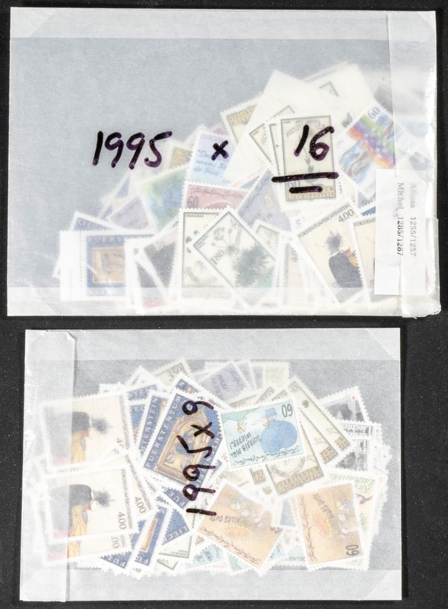 1078 | Liechtenstein. Sets and stamps stock