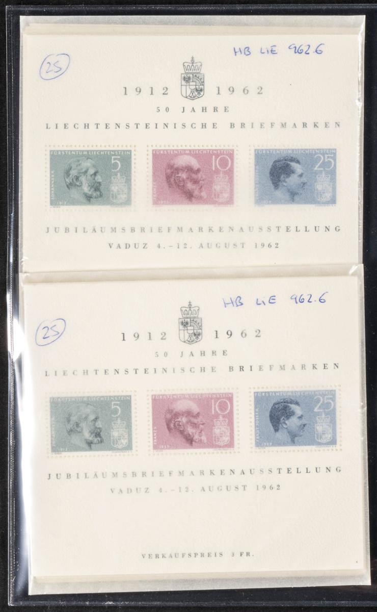 1084 | Liechtenstein. Sets and stamps stock