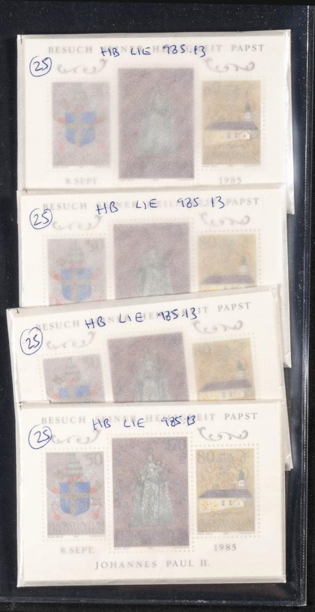 1090 | Liechtenstein. Sets and stamps stock
