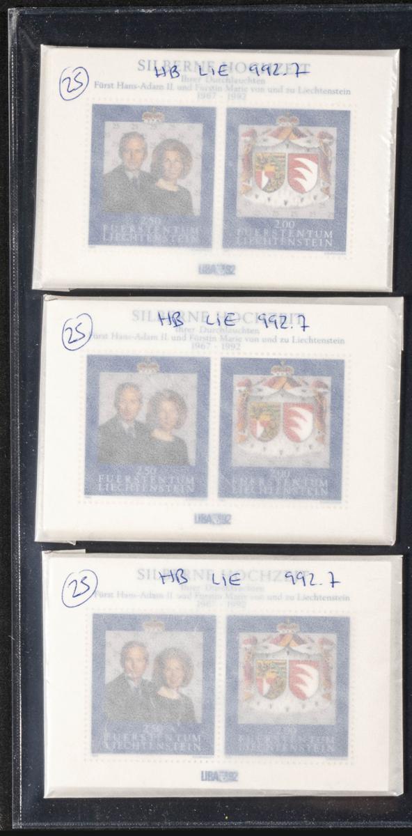 1092 | Liechtenstein. Sets and stamps stock