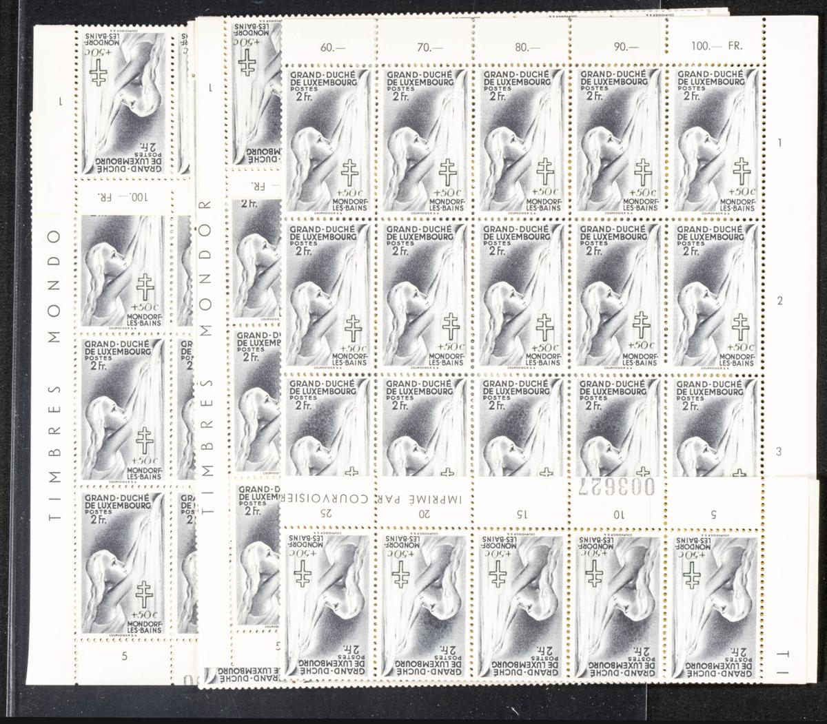 1097 | Luxemburgo. Stock de Series y Sellos