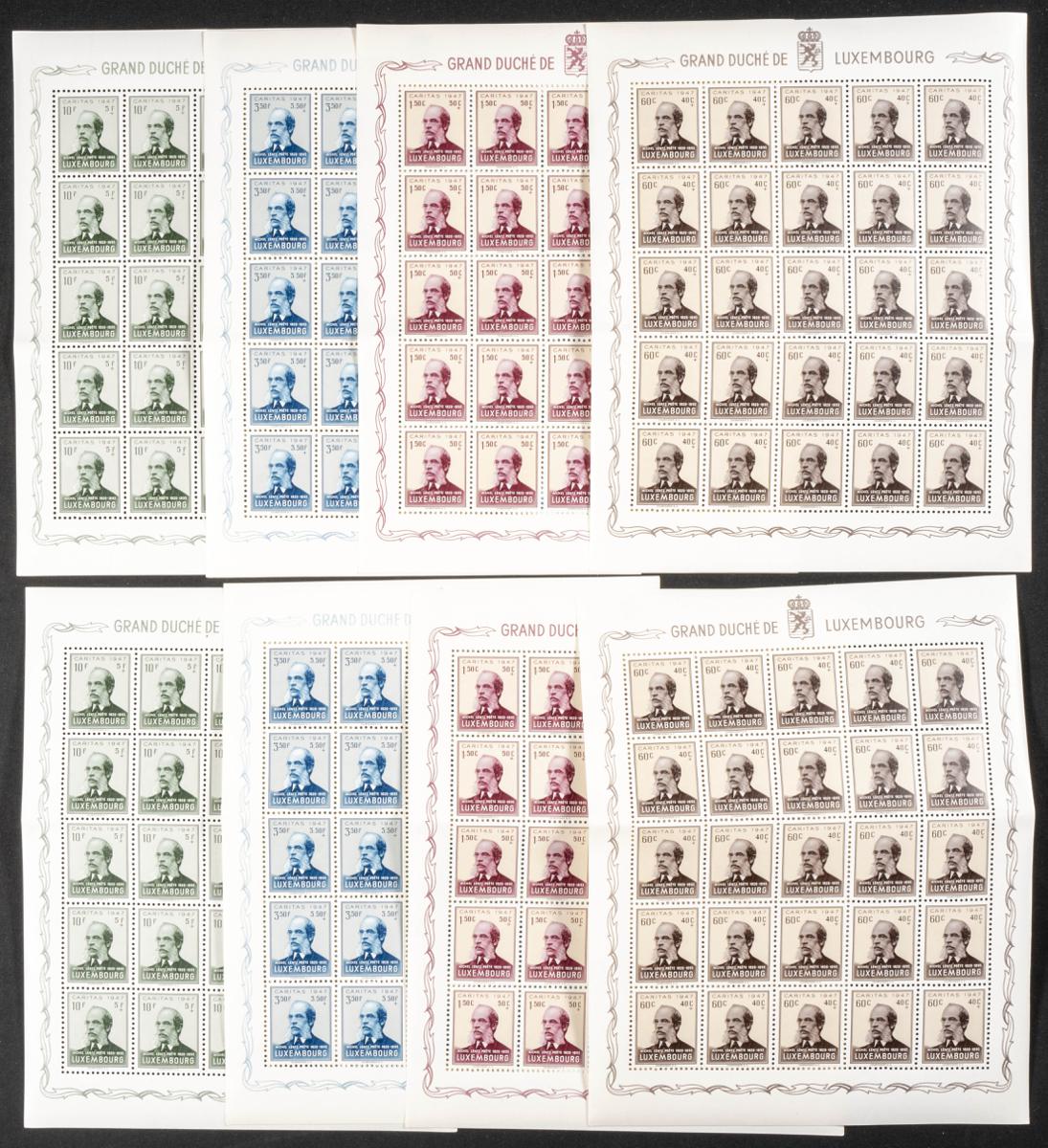 1105 | Luxemburgo. Stock de Series y Sellos