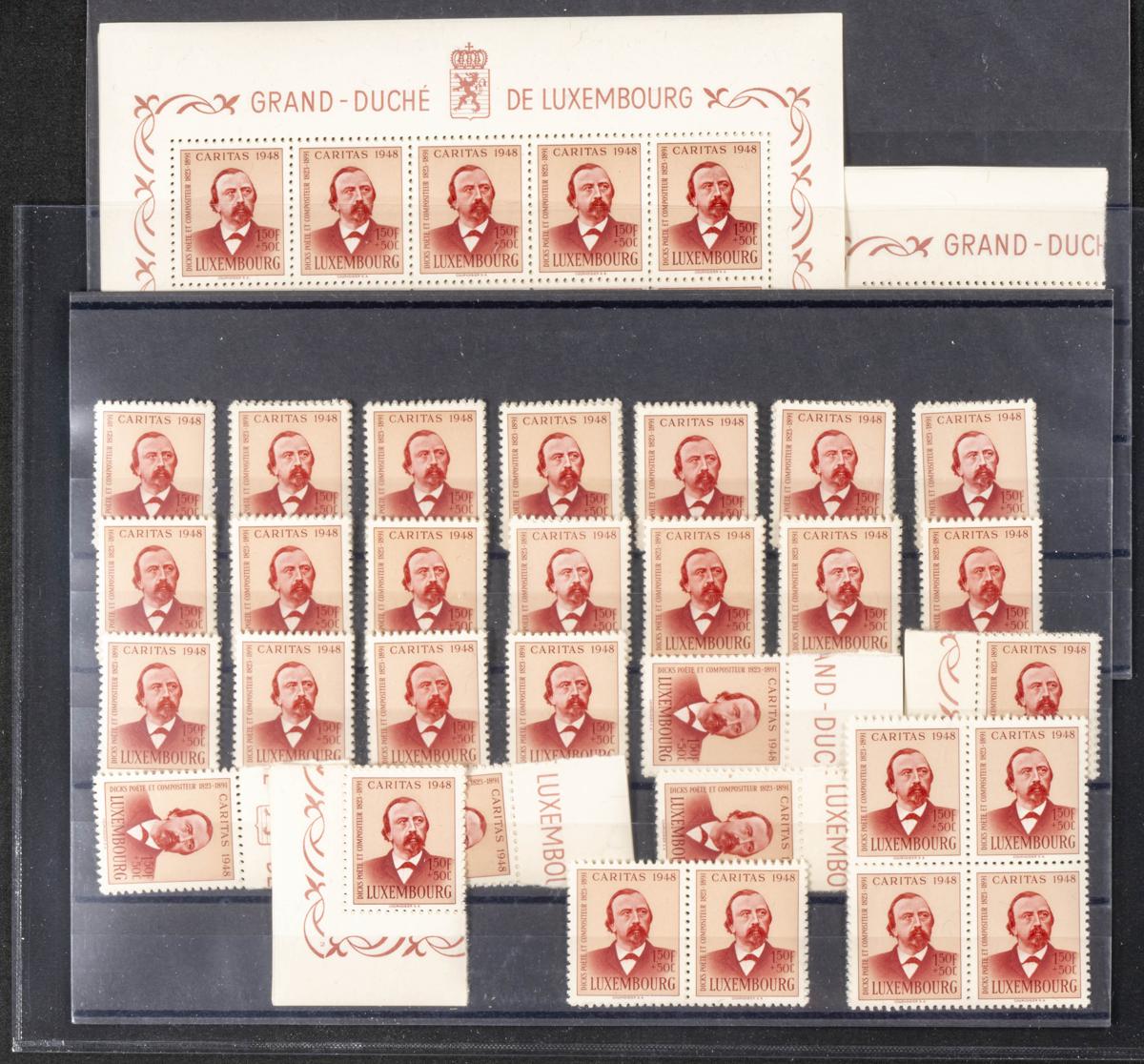 1106 | Luxemburgo. Stock de Series y Sellos