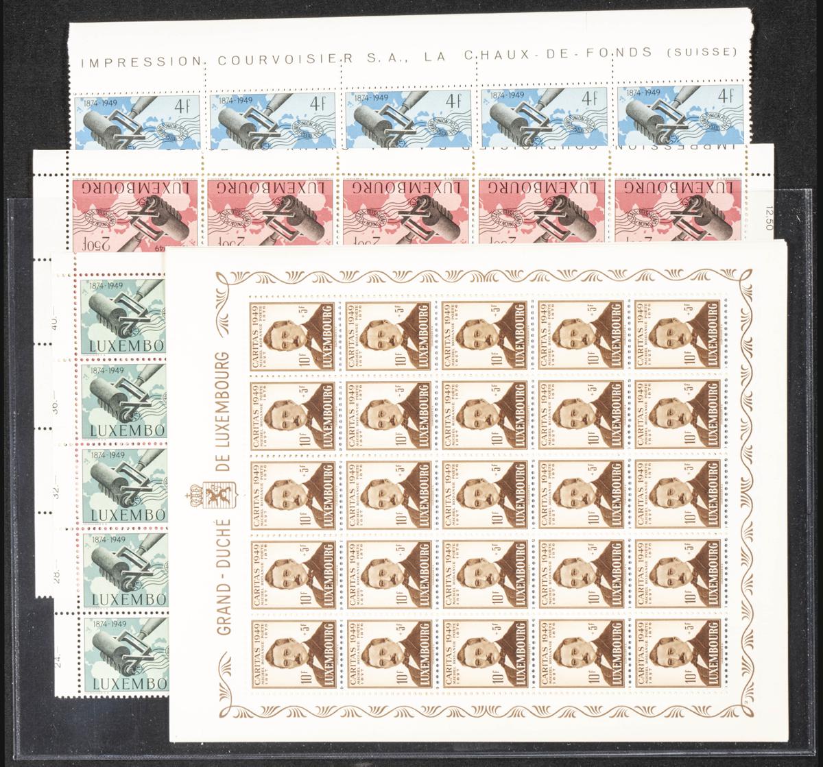 1107 | Luxemburgo. Stock de Series y Sellos