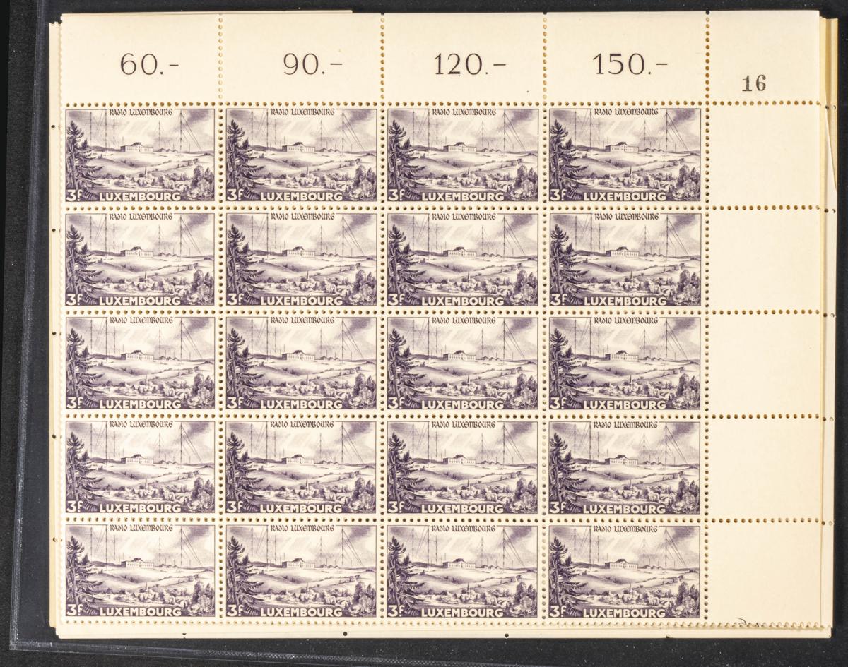 1112 | Luxemburgo. Stock de Series y Sellos