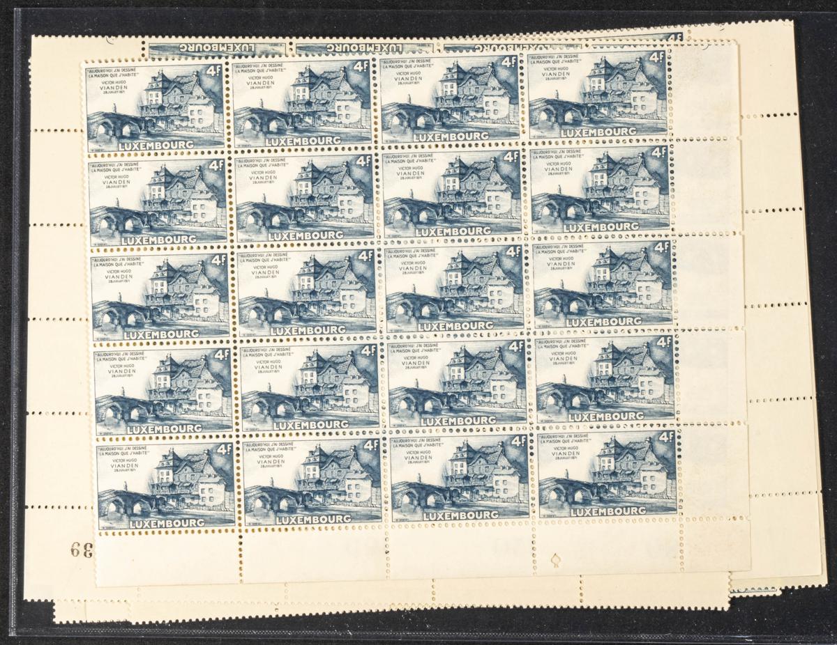 1113 | Luxemburgo. Stock de Series y Sellos