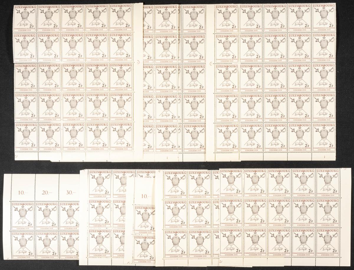 1117 | Luxemburgo. Stock de Series y Sellos