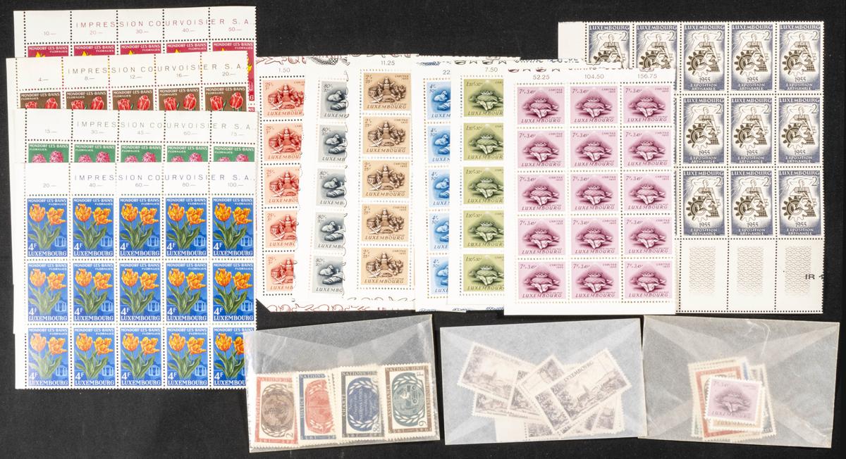 1119 | Luxemburgo. Stock de Series y Sellos