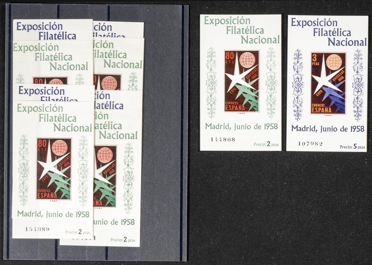 111 | Spanish Collection. Sets and stamps stock