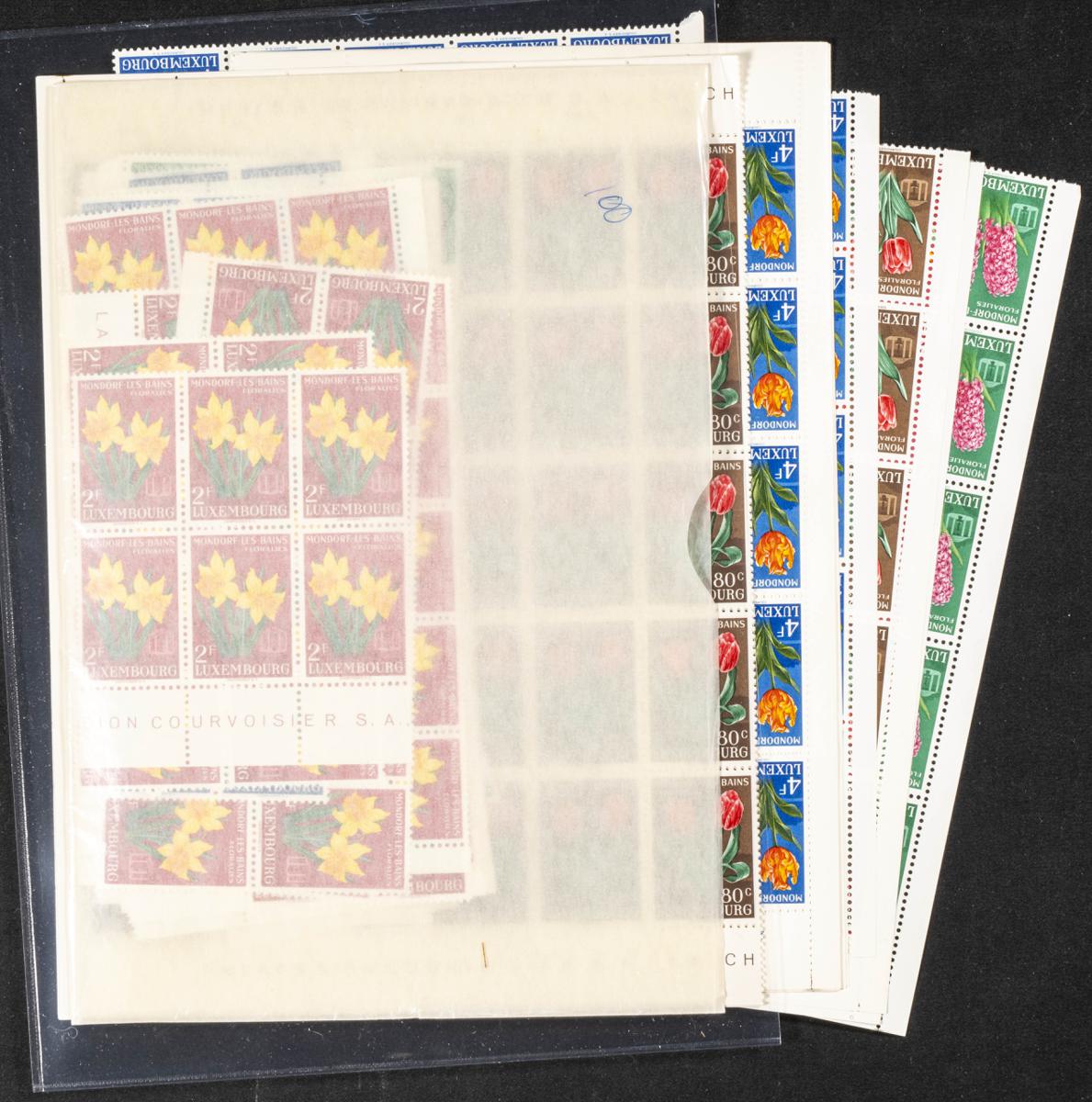 1121 | Luxemburgo. Stock de Series y Sellos
