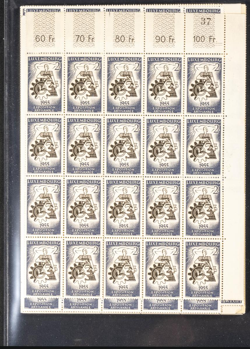 1122 | Luxemburgo. Stock de Series y Sellos
