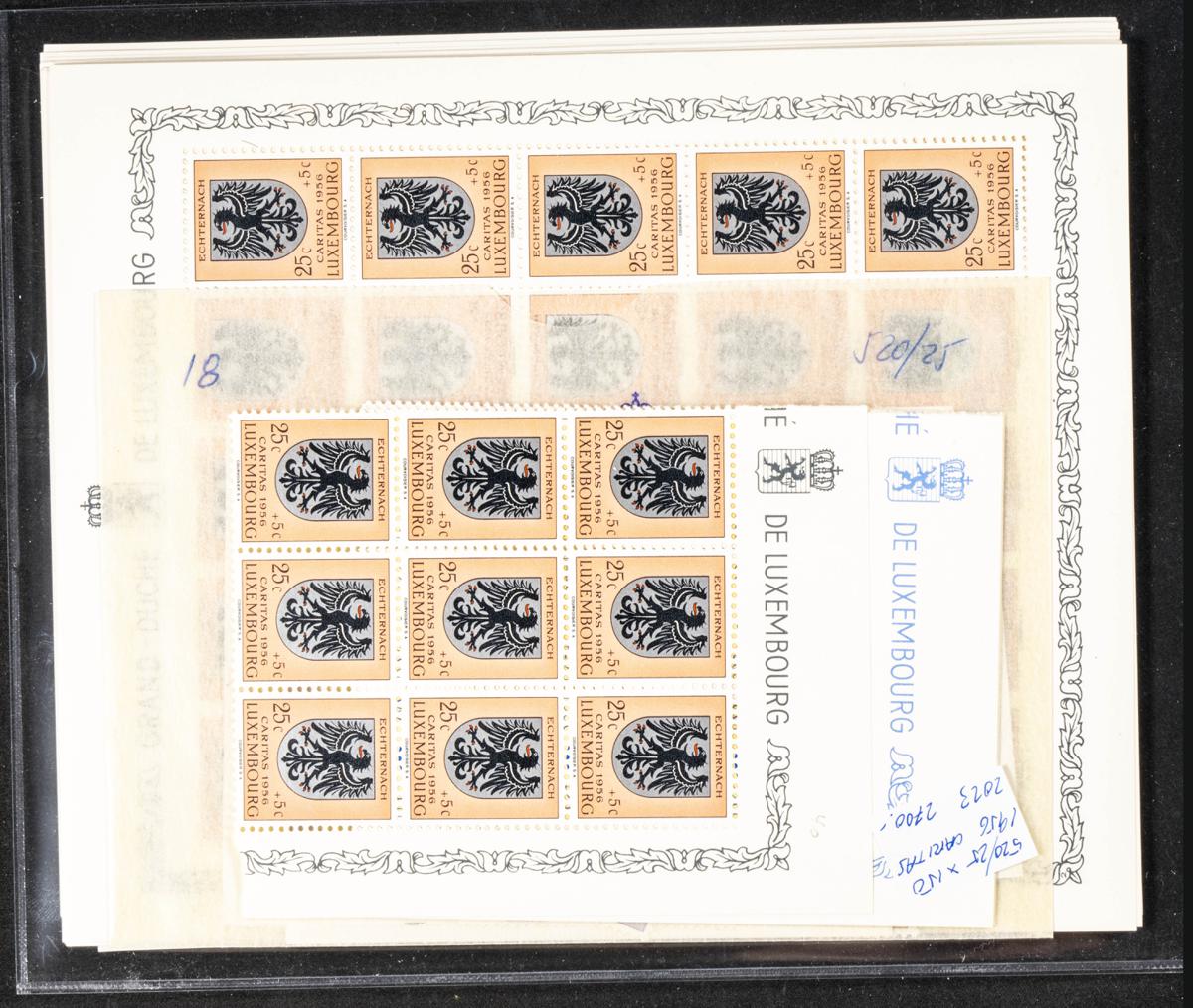 1129 | Luxemburgo. Stock de Series y Sellos
