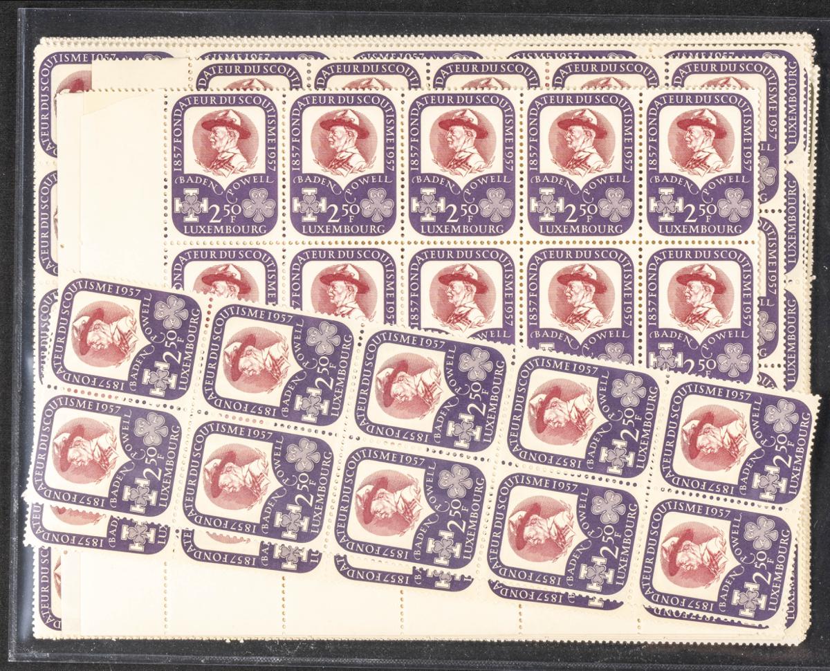 1130 | Luxemburgo. Stock de Series y Sellos
