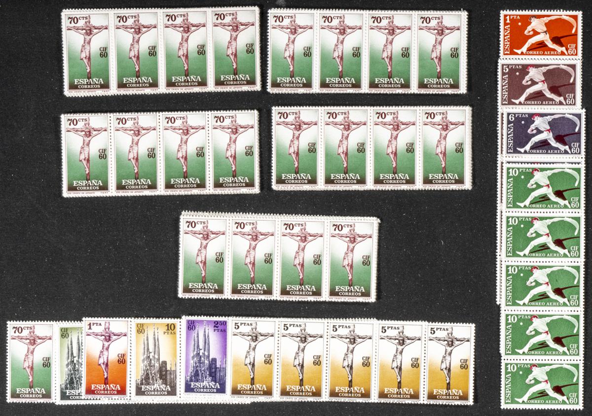 114 | Spanish Collection. Sets and stamps stock