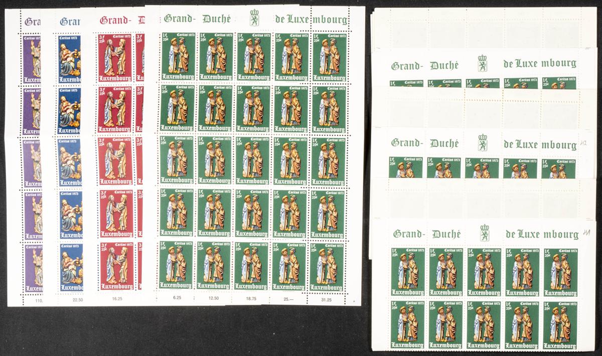 1161 | Luxembourg. Sets and stamps stock
