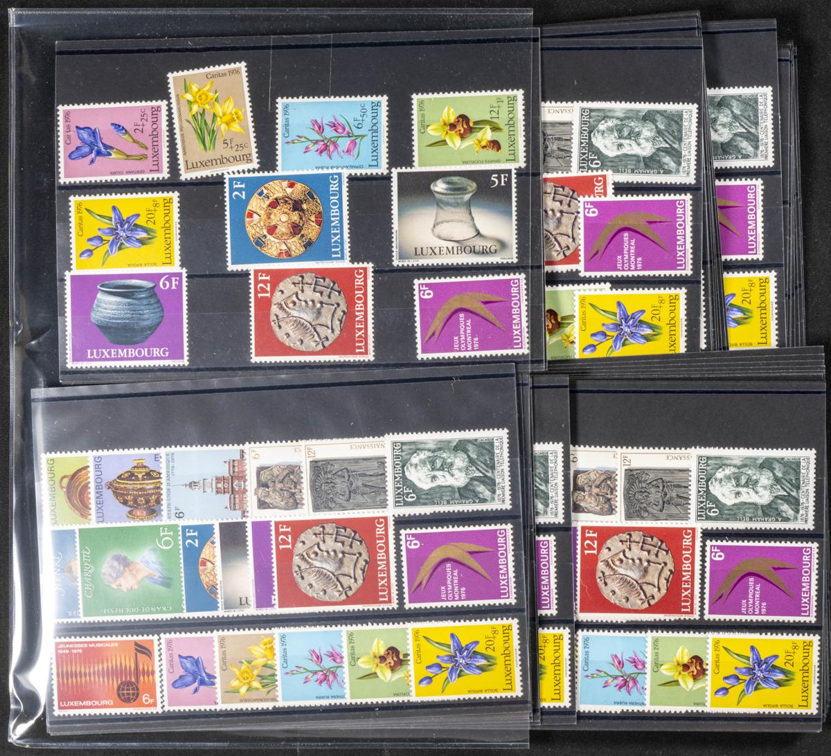 1168 | Luxembourg. Sets and stamps stock