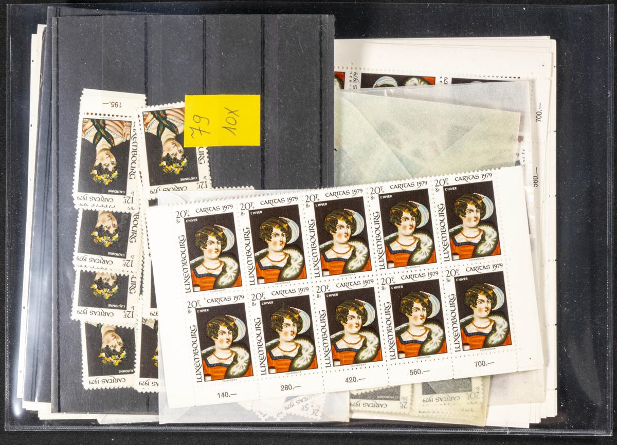 1175 | Luxembourg. Sets and stamps stock