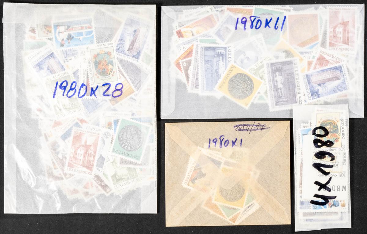 1176 | Luxembourg. Sets and stamps stock