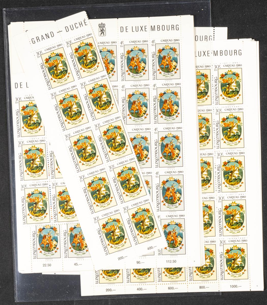1177 | Luxembourg. Sets and stamps stock