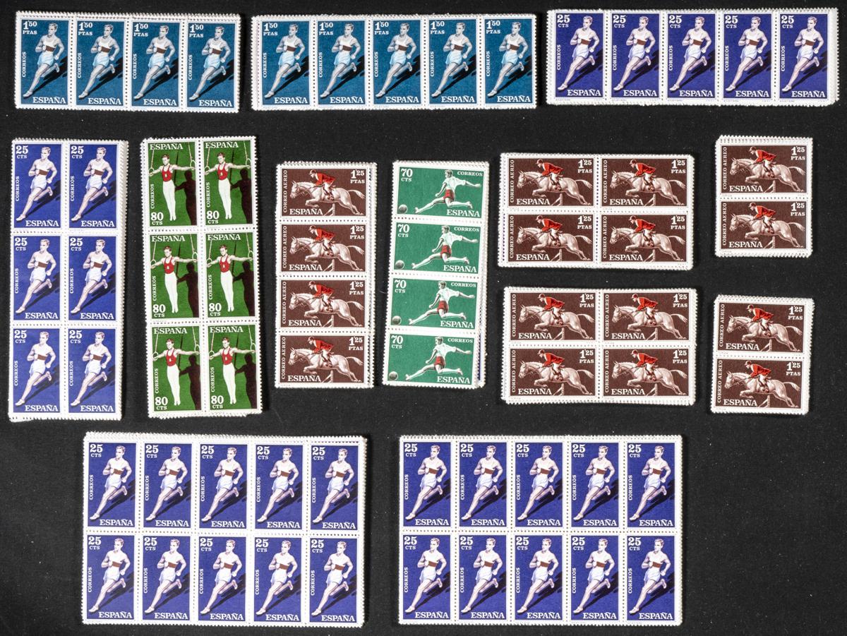 117 | Spanish Collection. Sets and stamps stock