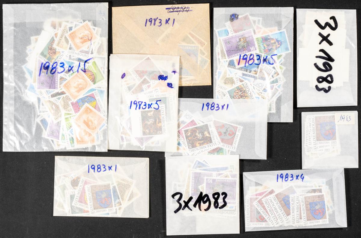 1183 | Luxembourg. Sets and stamps stock