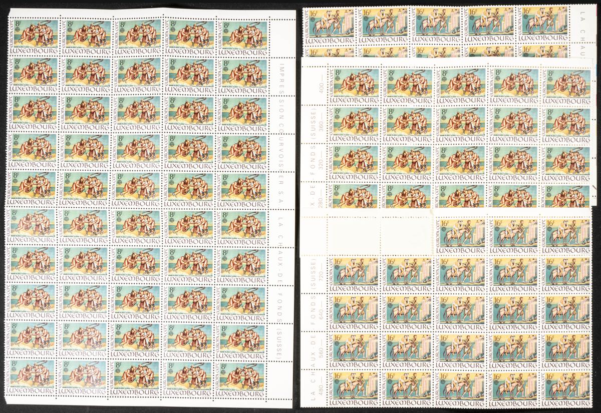 1184 | Luxembourg. Sets and stamps stock