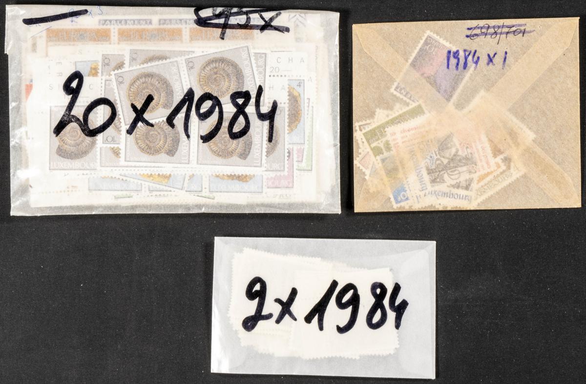 1187 | Luxembourg. Sets and stamps stock