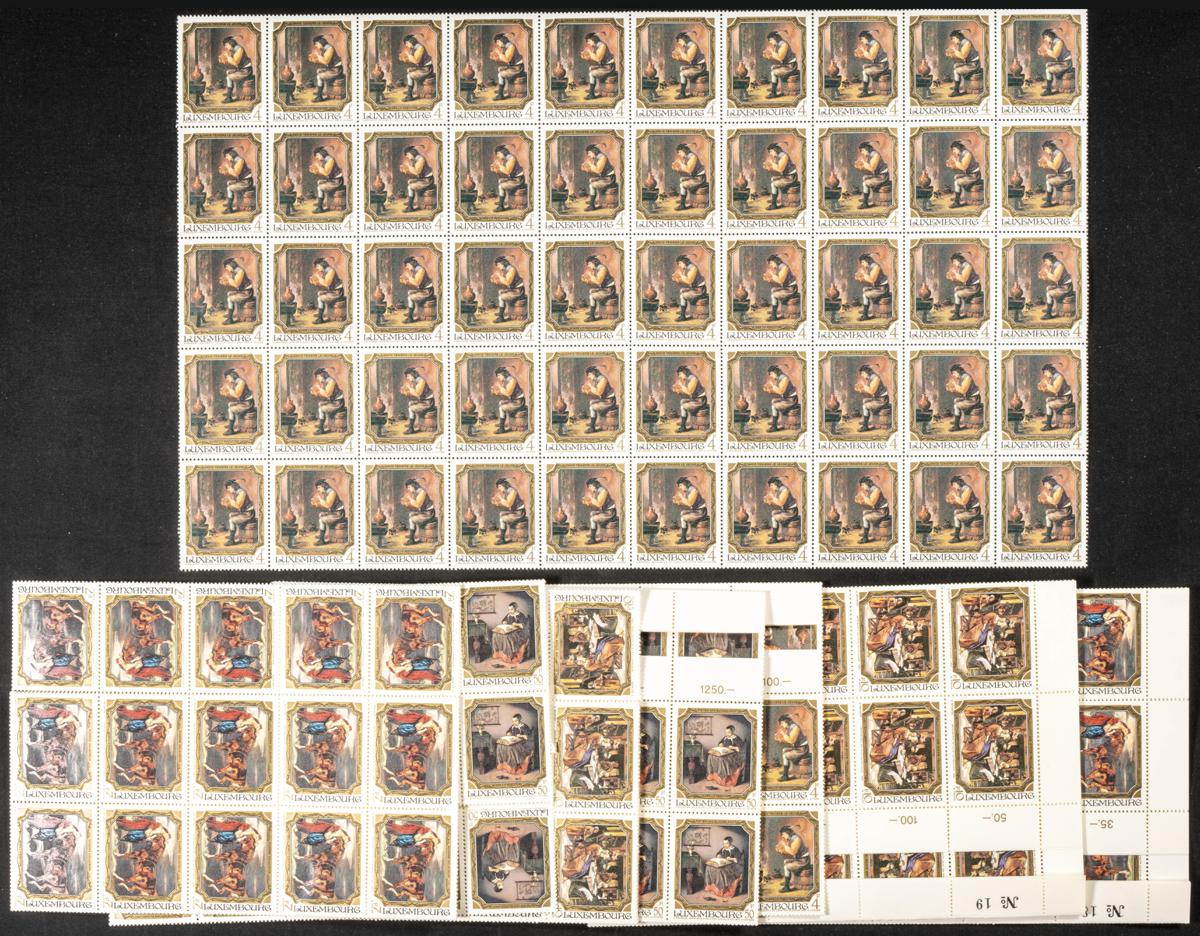 1188 | Luxembourg. Sets and stamps stock