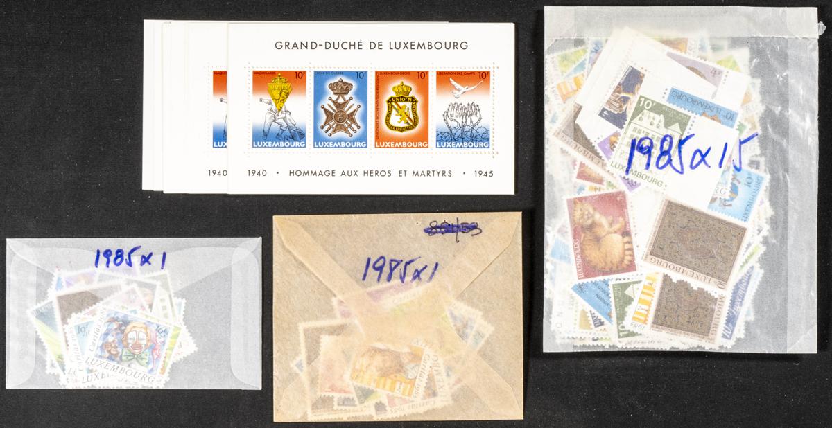 1190 | Luxembourg. Sets and stamps stock