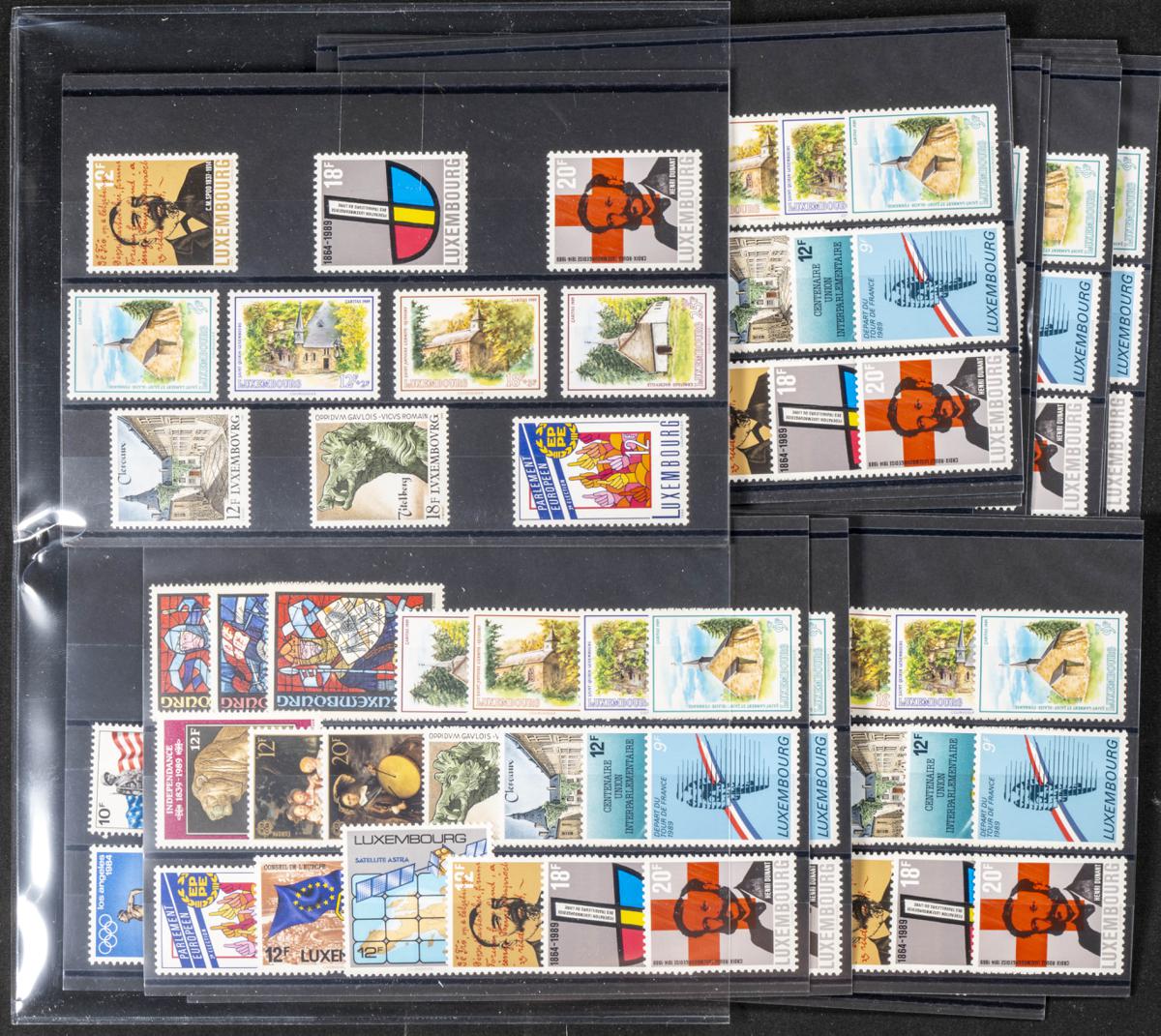1191 | Luxembourg. Sets and stamps stock