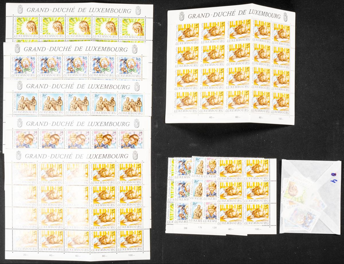 1192 | Luxembourg. Sets and stamps stock