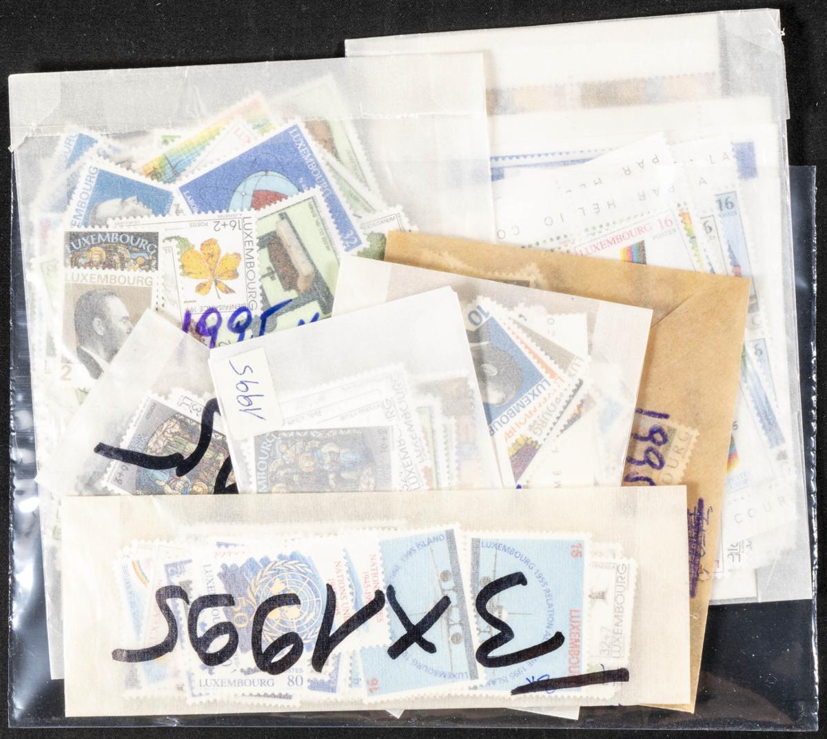 1224 | Luxembourg. Sets and stamps stock