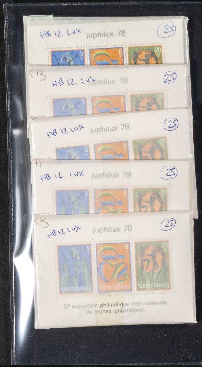 1236 | Luxembourg. Sets and stamps stock