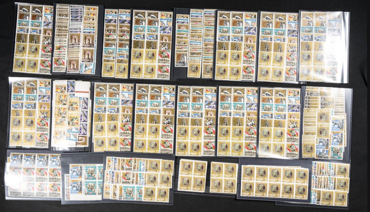 123 | Spanish Collection. Sets and stamps stock